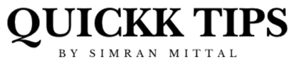 Quick Tips